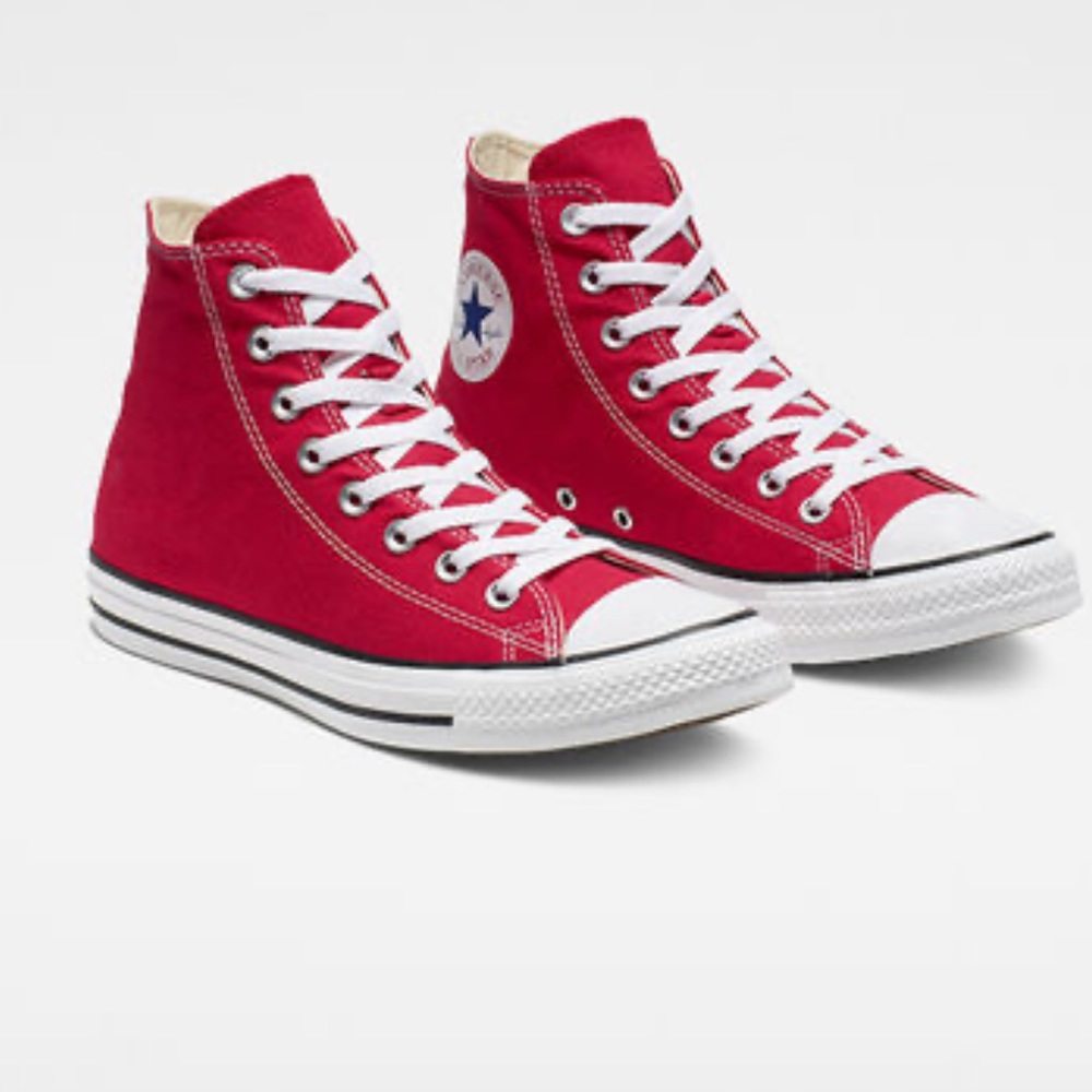 Red chuck Taylor converse